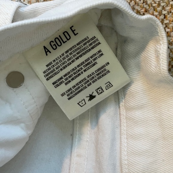 Agolde white “Sofia Crop” skinny jeans - Picture 2 of 5